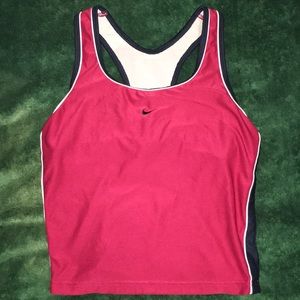 Nike workout tank with built in sports bra